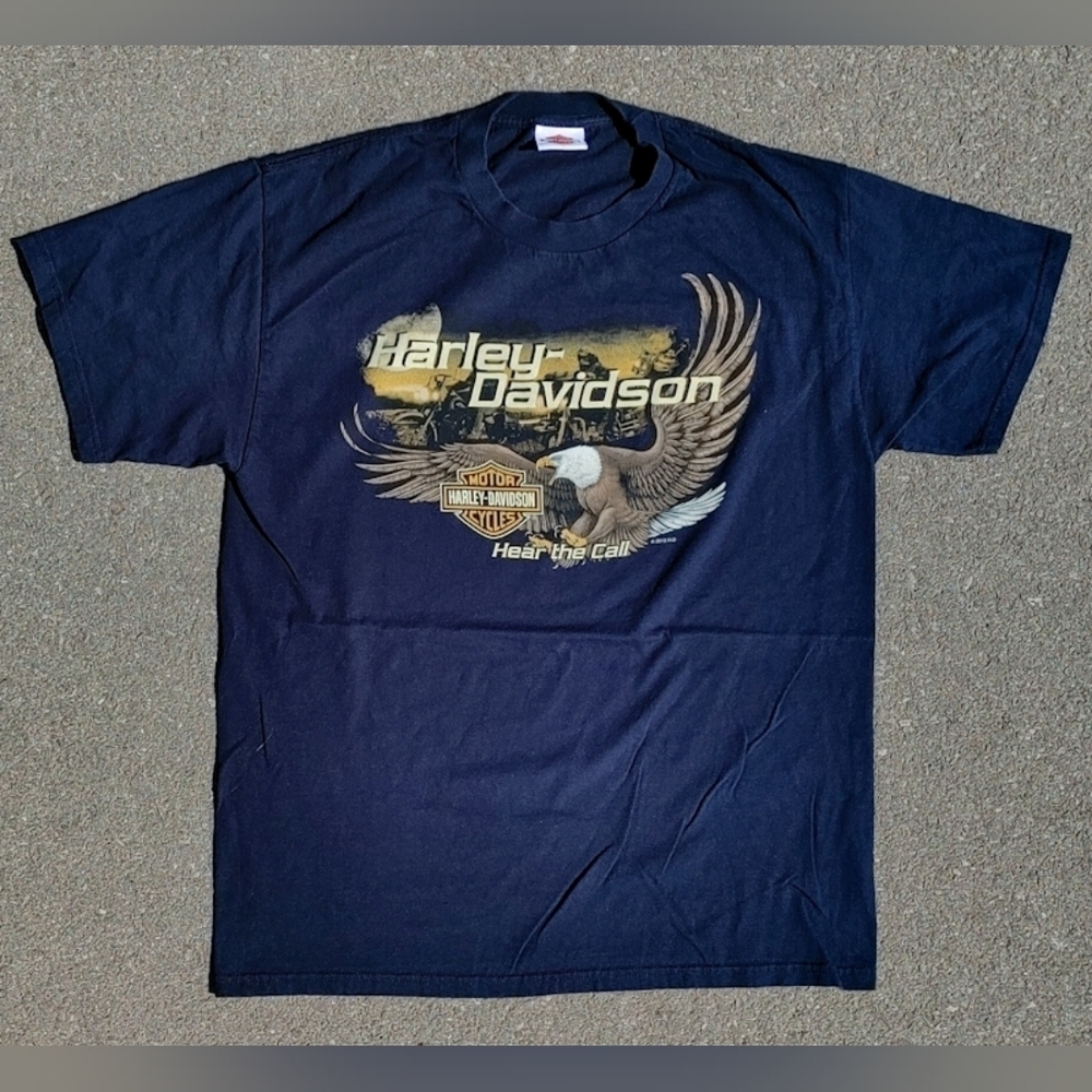 Vtg 2012 Harley Davidson Cancun Mexico Tee Large